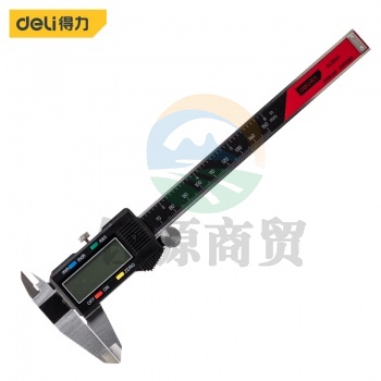 得力工具 型号 DL3944 游标卡尺 电子数显 油标卡尺 数字测量 家用型 不锈钢高精度工业级 专业数显卡尺