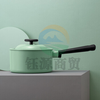 乐扣乐扣 （LOCK&LOCK）LDE1181IH DECORE奶锅辅食锅 单柄18CM薄荷绿