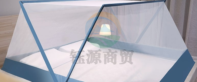 南极人NanJiren 可折叠蚊帐1.8米床 A类加密帐纱防蚊 免安装家用开合静音蚊帐 方便拆洗夏天