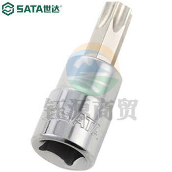 世达（SATA）22602 10MM系列50MM长中孔花形旋具套筒TT50