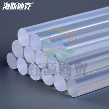 海斯迪克 gnjz-245 热熔胶棒耐高温热熔胶条手工胶棒 高粘度热溶抢胶条强力棒棒胶 直径7mm*200mm（30根）