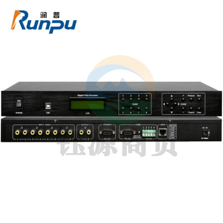 润普RP-SXB04 国产化音视频会议室标清视像跟踪处理器