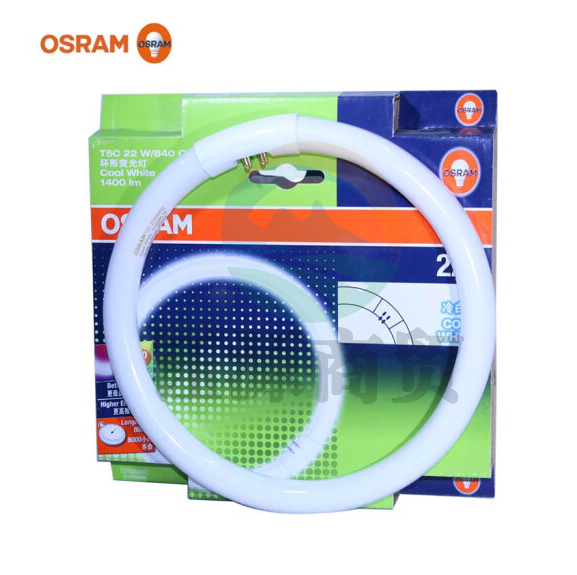 欧司朗（OSRAM）T5环形荧光灯 22W冷白1支装外径18.5厘米