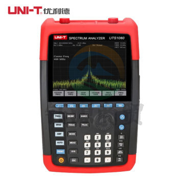 优利德UNI-T 工业品UTS1060 手持式频谱分析仪9kHz-6.0GHz  工业级手持频谱分析仪数字电信号测试仪凯波频域跟踪分析
