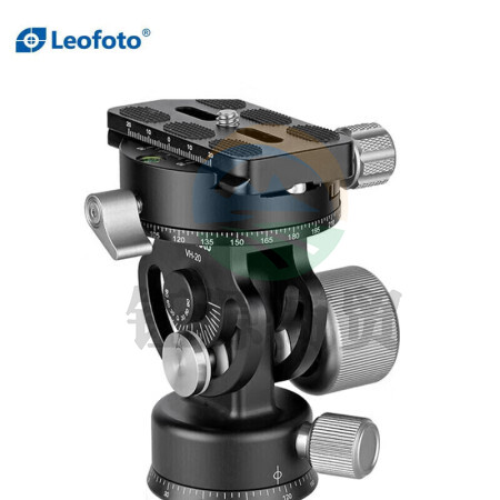徕图（Leofoto）VH-20 分度盘全景夹座二维云台适合独脚架长焦视频拍摄