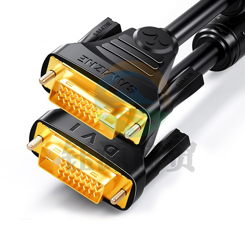 山泽(SAMZHE)DV-8030 DVI线dvi24+1数字高清公对公连接线dvi-d转换线3米 黑色