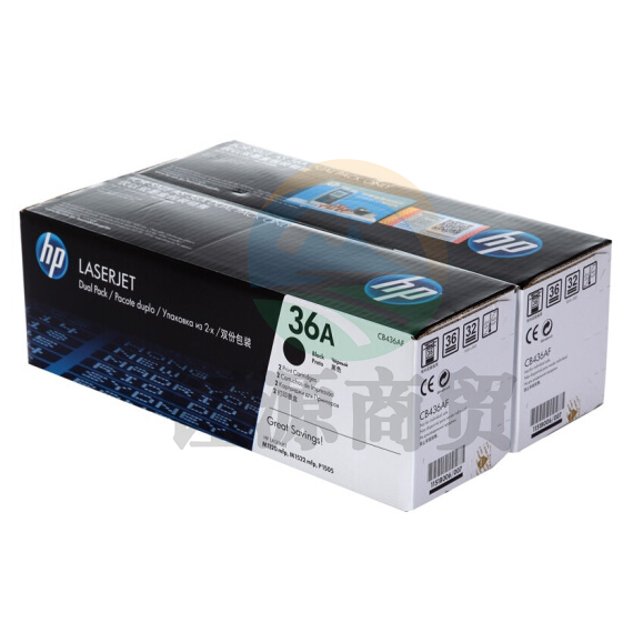 惠普(HP)双包装CB436AF LaserJet CB436A 适用M1522nf P1505 (适用LaserJet M1120 M1522nf P1505 P1505N)