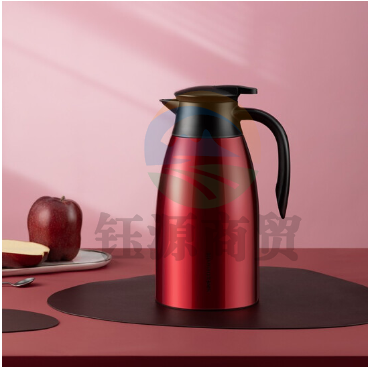 SIMELO（施美乐） 印象京都 迎宾保温壶 双层304不锈钢保温瓶热水瓶暖壶 2.0L中国红