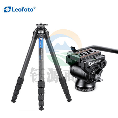 徕图（Leofoto）LS-255CEX+BV-5快速水平调节摄影摄像三脚架云台套装
