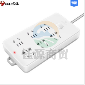 公牛(BULL) GN-109K新国标插座6位总控全长5米 插线板/插排/排插/接线板/拖线板