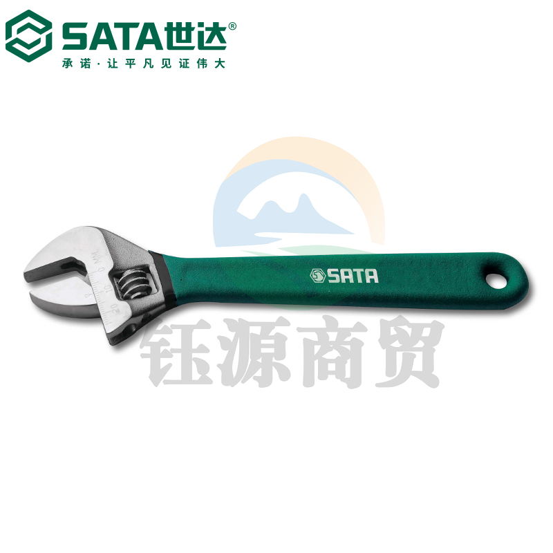 世达（SATA）47254 沾塑欧式活动扳手 18寸（计价单位：个）