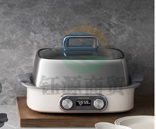 摩飞电器（Morphyrichards）电蒸锅 家用大容量蒸炖锅速蒸锅 多功能预约定时电炖锅隔水炖煮锅【含炖盅组件】MR1168蓝