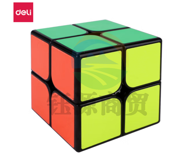 得力74501_2阶魔方(黑)