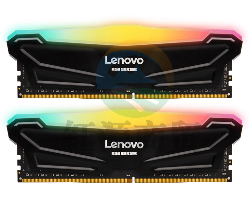 联想（Lenovo）16GB(8G×2)套装 DDR4 3200频率 台式机内存条-炫光RGB灯条