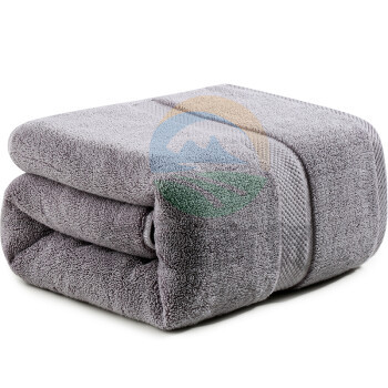 三利A类长绒棉星级酒店加厚吸水高档大浴巾 80×160cm 800G/条 商务灰