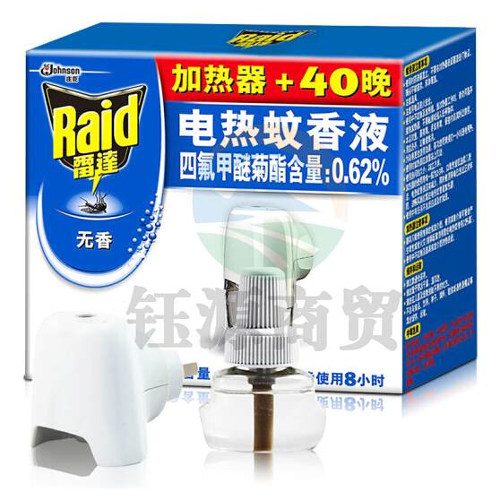 雷达(Raid)电热蚊香液1器+1液 36盒/箱