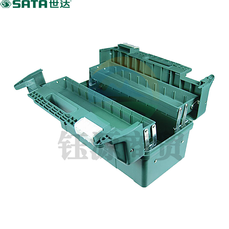 世达95166 三翻斗塑料工具箱17英寸（计价单位：个）