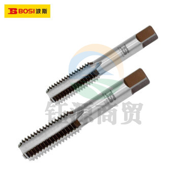 波斯（BoSi） 手用丝锥丝公制丝锥板牙套装丝攻攻丝器手用手动攻牙绞手扳手 手用丝锥M4 BS521304 2个装