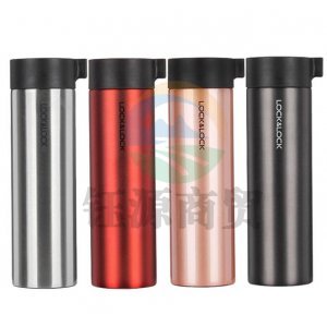 乐扣乐扣LHC4121 不锈钢便携磨砂保温杯400ml 颜色备注