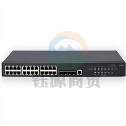 华三（H3C） S5130-28S-EI 交换机 24*10/100/1000Base-T电口 4*10G BASE-X SFP+万兆光口 机架式网管交换机 一年保修