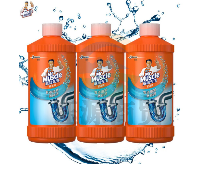 威猛先生（Mr Muscle） 管道疏通剂 500g*3瓶