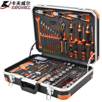 卡夫威尔工具箱套装家用汽修套筒扳手圣多瑞136件套 SS3567E