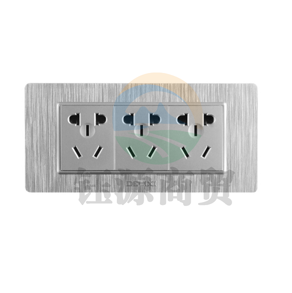 德力西 九孔插座
