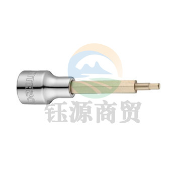 世达（SATA）25201 12.5MM系列100MM长六角旋具套筒4MM