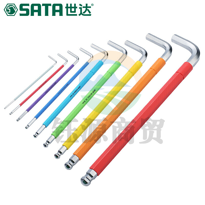 世达80104CH 彩虹系列 特长球头内六角扳手 1.5MM 计价单位:把