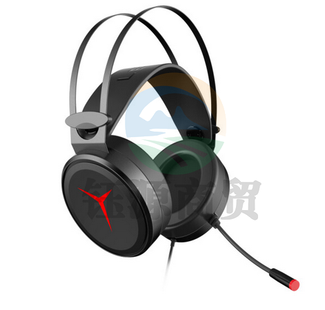 联想(Lenovo)StarY360耳机头戴式电脑耳机耳麦专业电竞线控USB耳机耳麦黑色R9000P/R7000