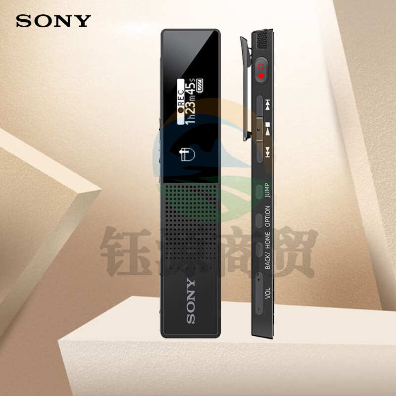 索尼（SONY）ICD-TX660 降噪录音笔 商务专业便携式录音棒 会议学习16GB大容量一键录音 黑色