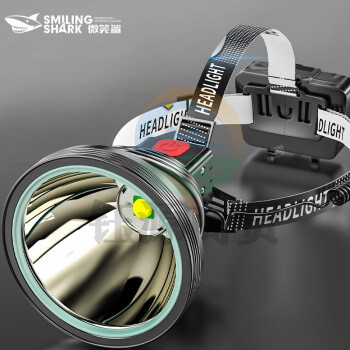 微笑鲨k87 P90强光头灯感应led超长续航超亮远射户外赶海夜钓钓鱼灯头戴式