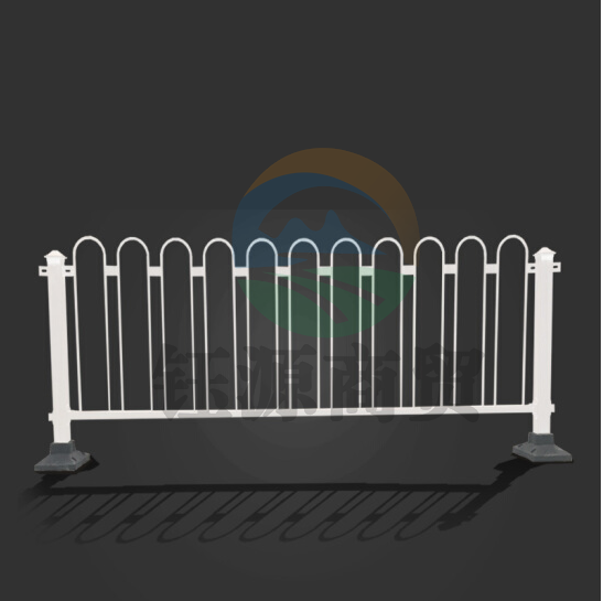 公路U型围栏 栏杆 马路人行道防撞隔离栏 高1.2 宽3米材质：钢筋/实心（不含底座） 货号：LJ