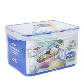 乐扣乐扣（LOCK&LOCK）HPL838 保鲜盒塑料大容量冰箱储物收纳盒保鲜箱腌菜豆腐相机邮票密封医药箱 长9L
