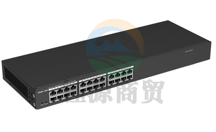 锐捷（Ruijie）24口全千兆网管交换机 RG-ES224GC 安防监控 企业级办公监控工程交换器 黑色