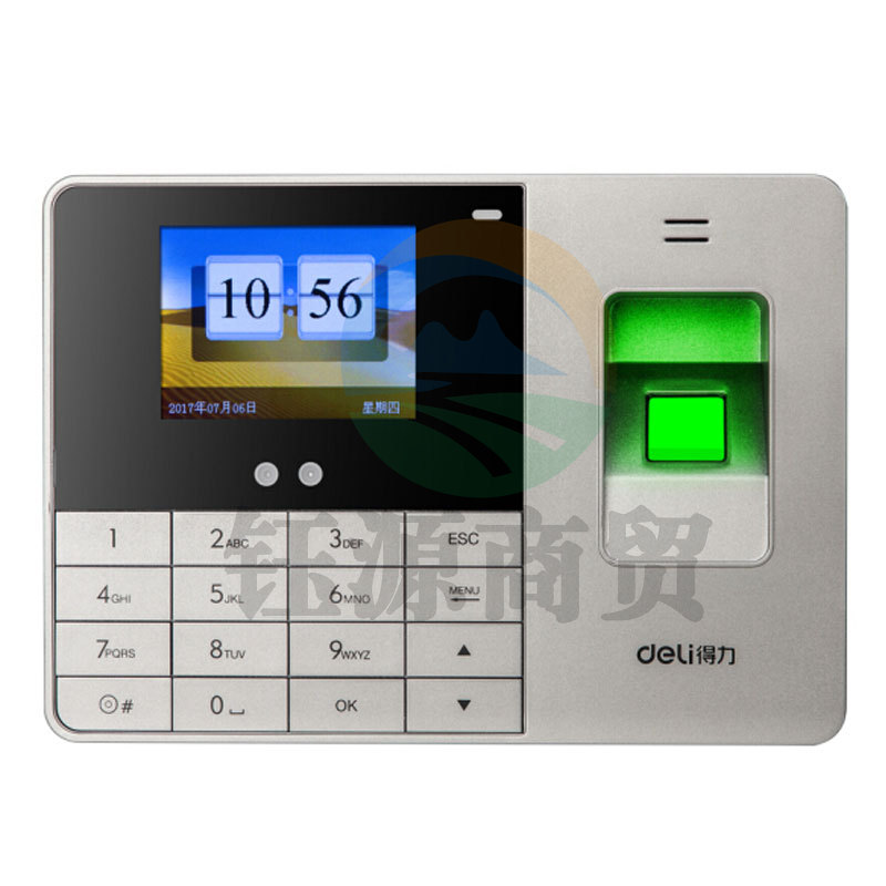 得力T905考勤机指纹人脸考勤机办公食堂上班打卡机办公室上下班考勤机指纹考勤机指纹人脸考勤机