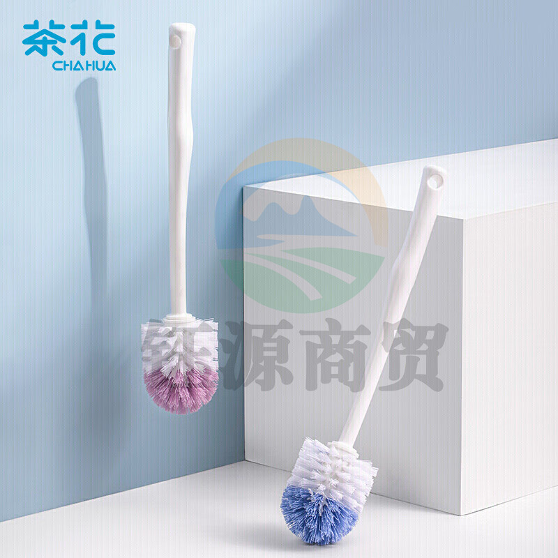 茶花 刷马桶刷神器无死角长柄把清洁硬毛刷子卫生间浴室打扫工具洗厕所刷洁厕刷