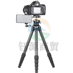 徕图（Leofoto） LS-255C 佳能尼康相机便携无中轴5节碳纤维三脚架云台套装