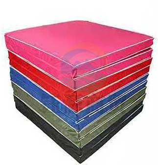 体操垫 瑜伽垫 练功垫 2折折叠垫 60*120*5cm （颜色备注）