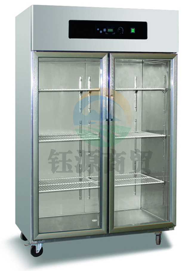 津御商厨 厨房冰箱饮料冷藏柜展示柜立式冰柜玻璃门双门商用大容量