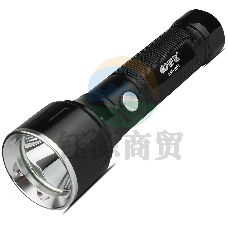 康铭(KANGMING)KM-H01充电强光手电筒LED灯铝合金远射灯户外露营灯家用应急灯