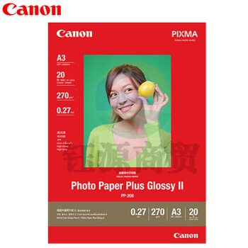 佳能（CANON） 佳能PP-208原装光面照片纸相片纸喷墨打印相纸 PP-208 A3(20张)