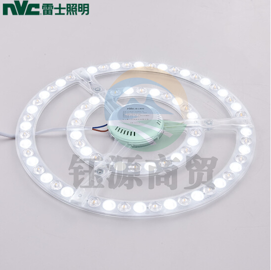 雷士照明（NVC）灯板灯盘LED光源模组吸顶灯卧室灯客厅灯光源改造板替换改装 24W双色光