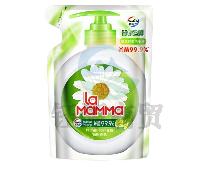 威露士 525ml 袋装 健康抑菌 青柠盈润洗手液青柠盈润 12袋