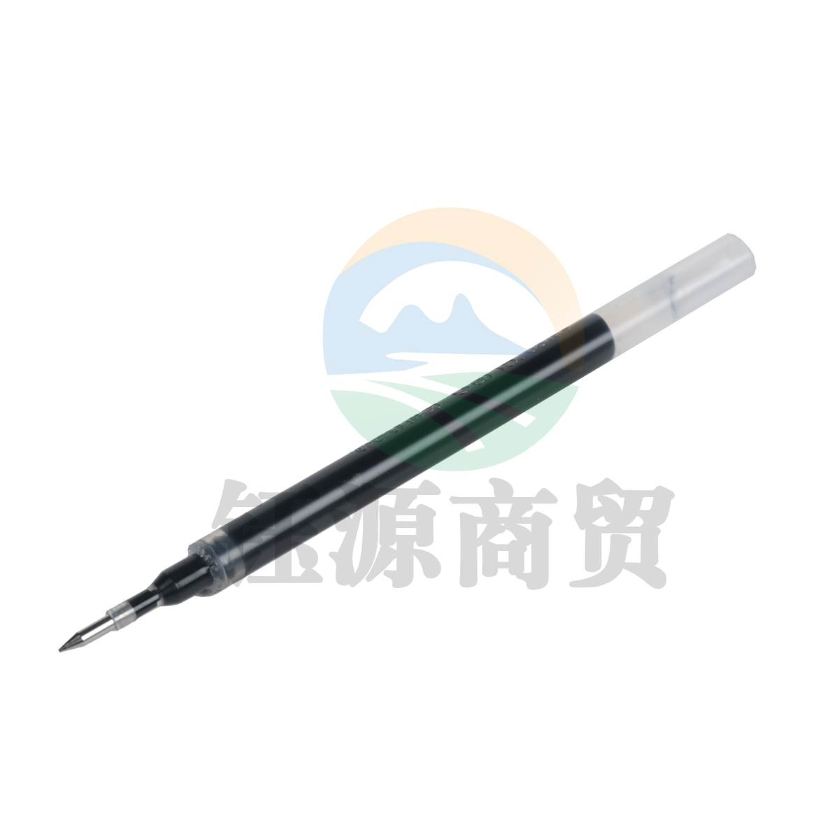 得力S755大容量中性笔芯0.5mm子弹头(黑)(支)