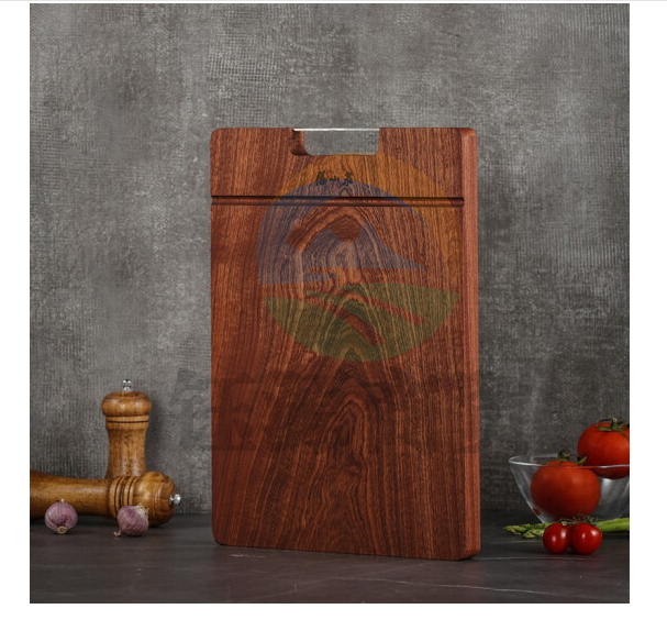 张小泉 整木乌檀木砧板实木菜板 方形面板切菜板家用案板C51910100(尺寸40*28*3cm)