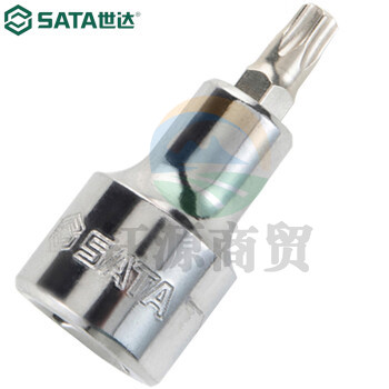 世达（SATA）24102 12.5MM系列50MM长花形旋具套筒T25