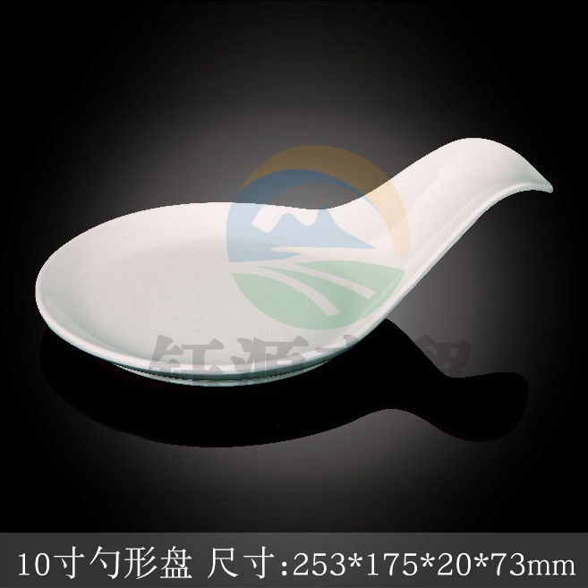 台顺密胺餐具1591 勺形盘10寸勺形盘5个起售
