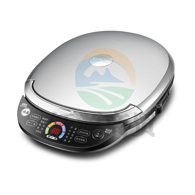 苏泊尔JD34RQ03 蒸汽电饼铛 双面加热煎烤机 可拆洗 加深加大烙饼机