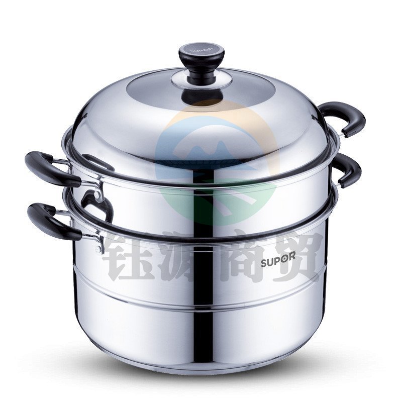 苏泊尔 SZ30B5 30cm 304不锈钢复底二层大号蒸锅